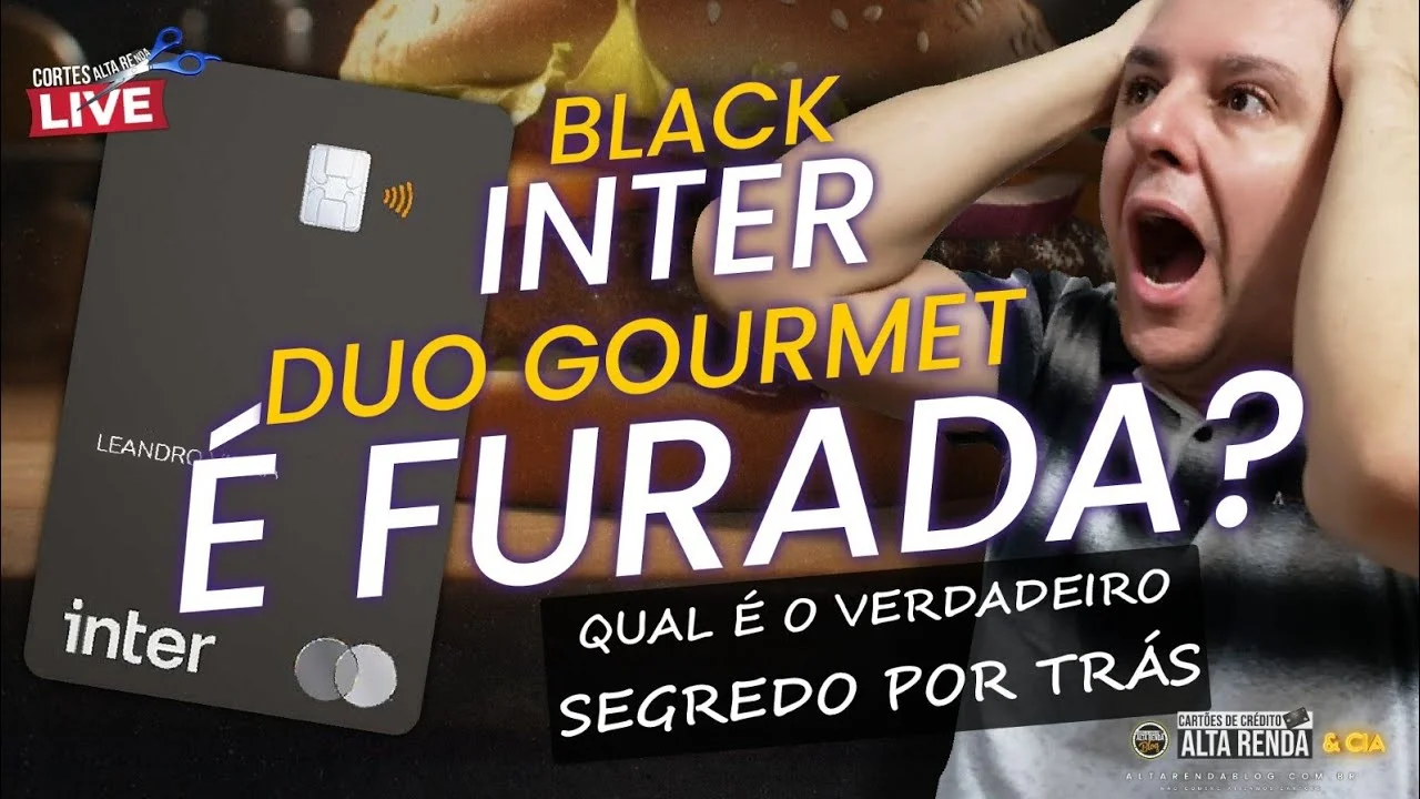 💳INTER DUO GOURMET para manter o cartão Mastercard Black é furado mesmo? 